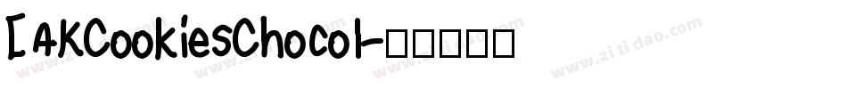 [AKCookiesChocol字体转换